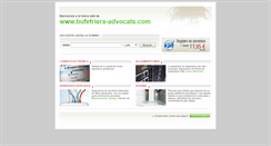 Desktop Screenshot of bufetriera-advocats.com